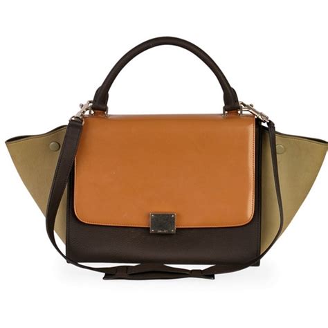 celine trapeze size in cm|Small Trapeze bag in bullhide calfskin .